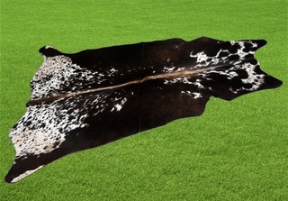 100% New Cowhide Rugs Area Cow Skin Leather (48"x 47") Cow hide SA 2145