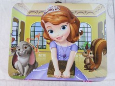 Disney Sofia the First Embossed Front Metal Lunch Box