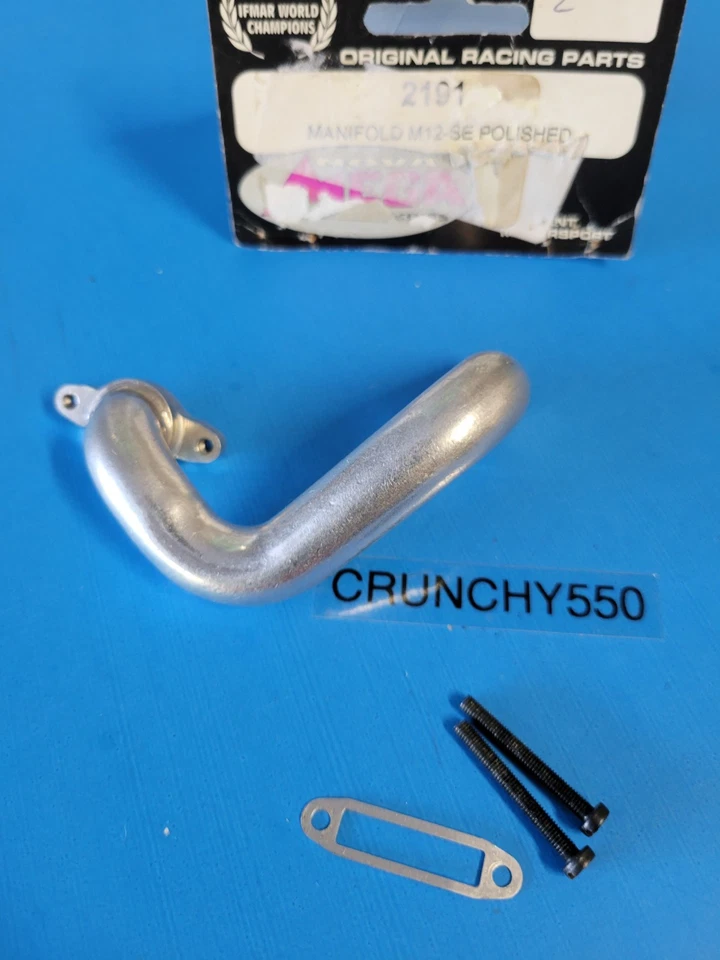 Serpent 2191 Manifold M12- SE Polished Vintage RC Part - Image 2 of 3