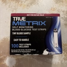 TRUE METRIX Blood Glucose Test Strips 100ct - Exp 2/16/2026
