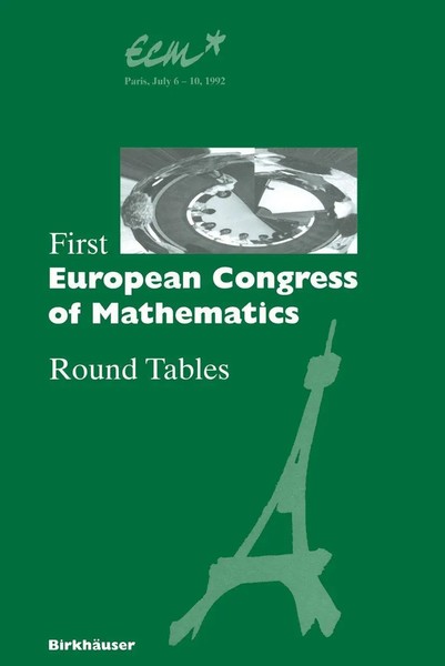 First European Congress Of Mathematics Paris, July 6-10, 1992 Round Tables Buch-image