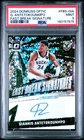 2024 PANINI DONRUSS OPTIC FAST BREAK SIGNATURES GIANNIS ANTETOKOUNMPO PSA 9