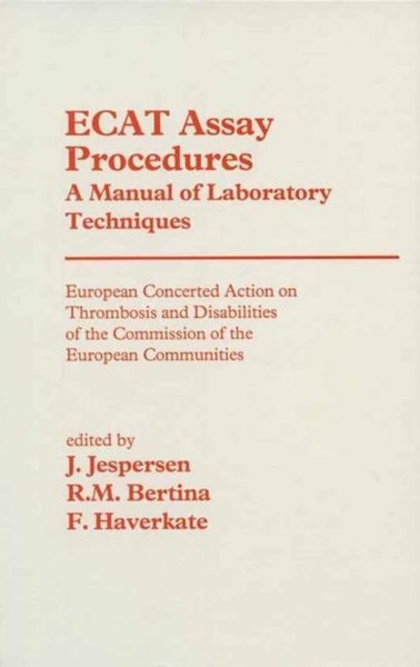 Ecat Assay Procedures A Manual Of Laboratory Techniques J. Jespersen-image