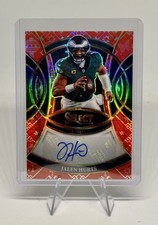 2025 Panini Select Jalen Hurts Auto Lucky Envelope Prizm 7/8 Philadelphia Eagles