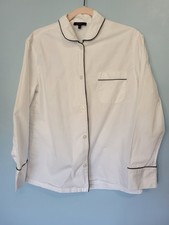 Quince Womens Cotton Pajama Top Size S White