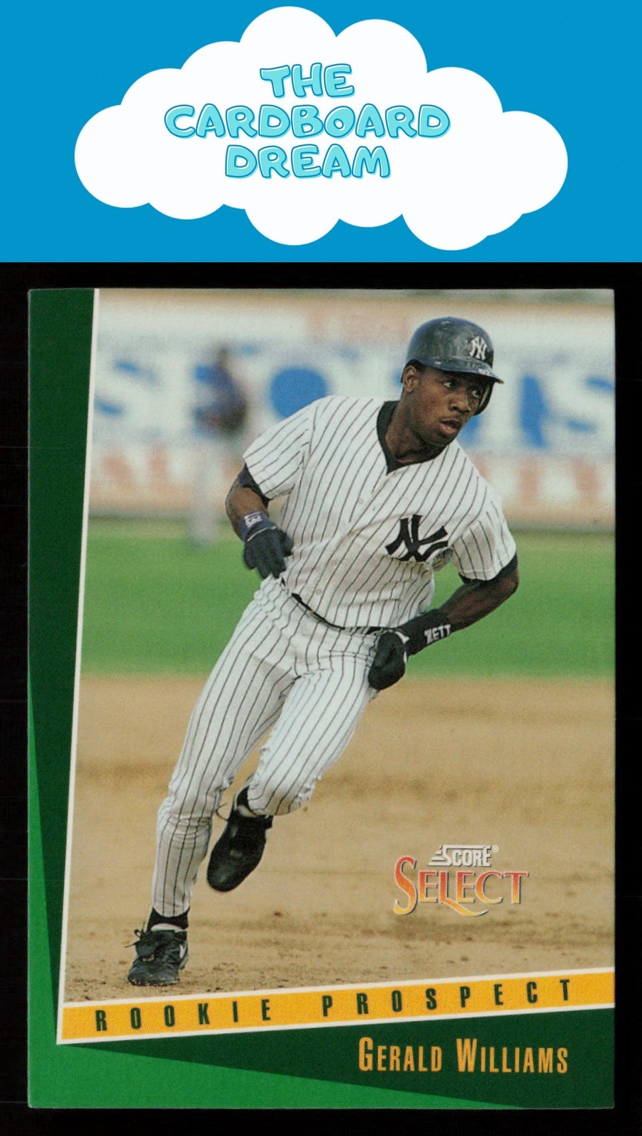 Gerald Williams 1993 Select #383 New York Yankees Baseball Card