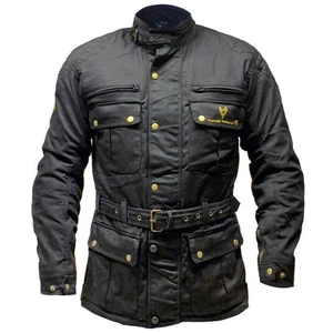 Frank Thomas Legend Motorcycle Ce Aa Mens Jacket Black