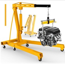 2t Yellow Heavy Duty Folding Cherry Picker Engine Lift 4400 Lbs Engin Hoist 2t Yellow Heavy Duty Folding Cherry Picker Engine Lift 4400 Lbs Engin Hoist