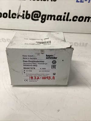 Krom Schroder DG50UG-6K2 DG50UG6K2 Gas Pressure Switch N-432