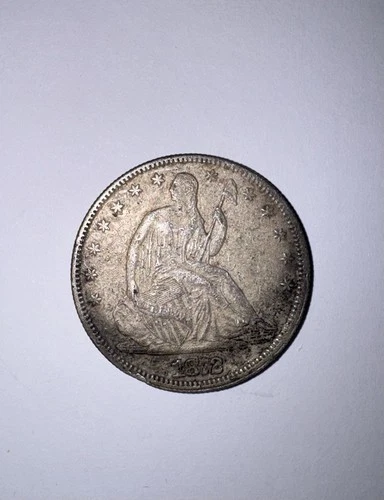 1872-P Seated Liberty Half Dollar — photo from the most recent tracked eBay sale