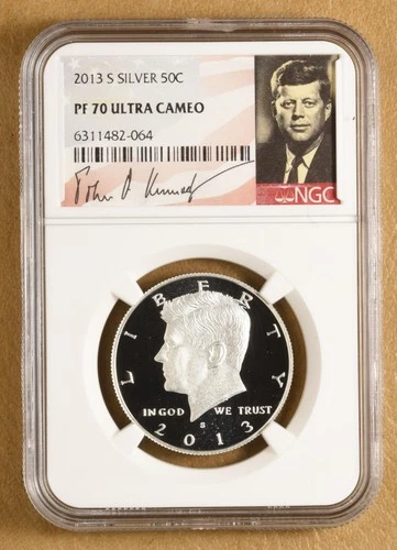 2013 S Proof Kennedy Silver Half Dollar NGC PF 70 Ultra Cameo