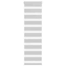 Zebrarollo Hellgrau 45x150 cm Stoffbreite 40,9 cm Polyester