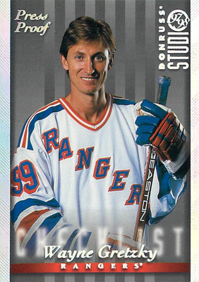 1997-98 Donruss Studio Silver Press Proof /1000 Wayne Gretzky #109 HOF