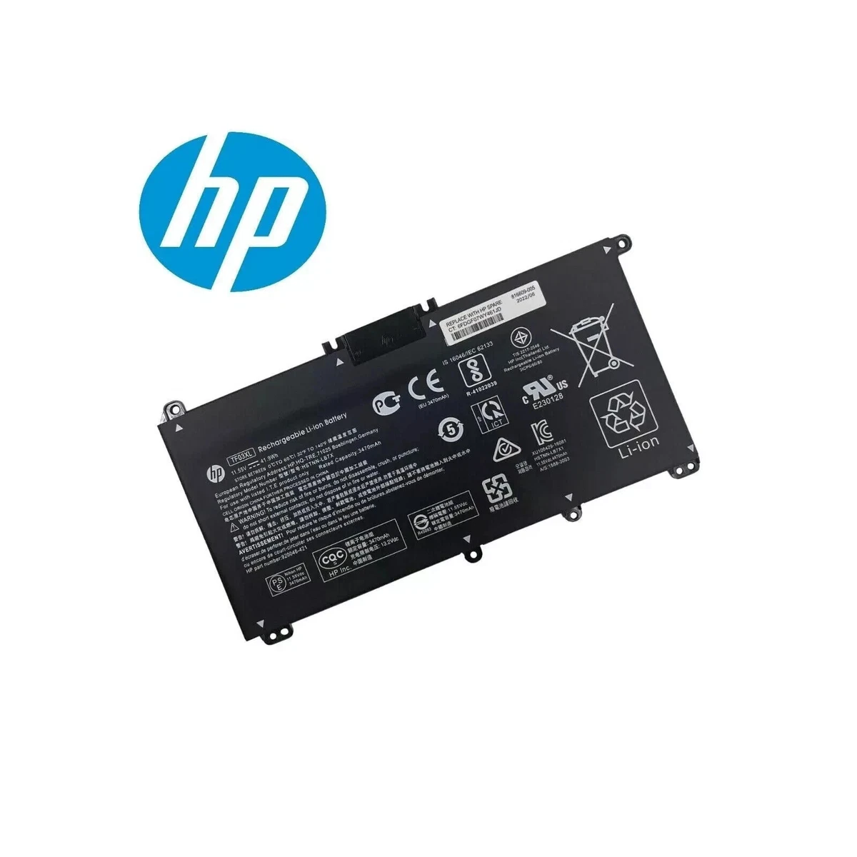 Batteria Per HP EliteBook X360 1040 G7, Li-Polymer 7.72V, 9050mAh/70Wh, Nera, Ricambio Di Alta Qualità Akku-net