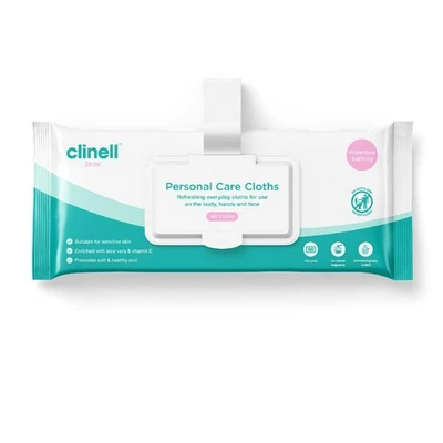 CARELL Clinell Skin Personal Care Wipes - Pack of 140 x 3 -Dermatologically Tested