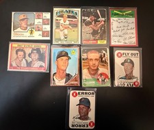 Lot of 9 Vintage Bill Virdon, Tom Parsons, Jim Pagliaroni, 1960 World Champs