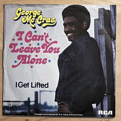 Vinyl 7'' Single:   George Mc Crae    I Can't Leave You Alone    (EX/VG)