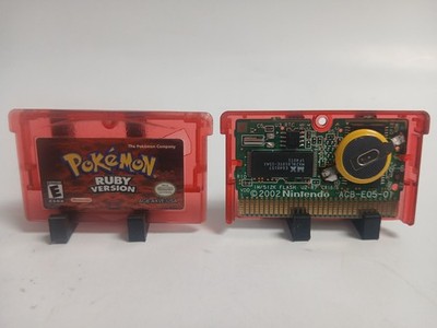Pokemon Ruby Version 34B GBA Authentic - Brand New Battery