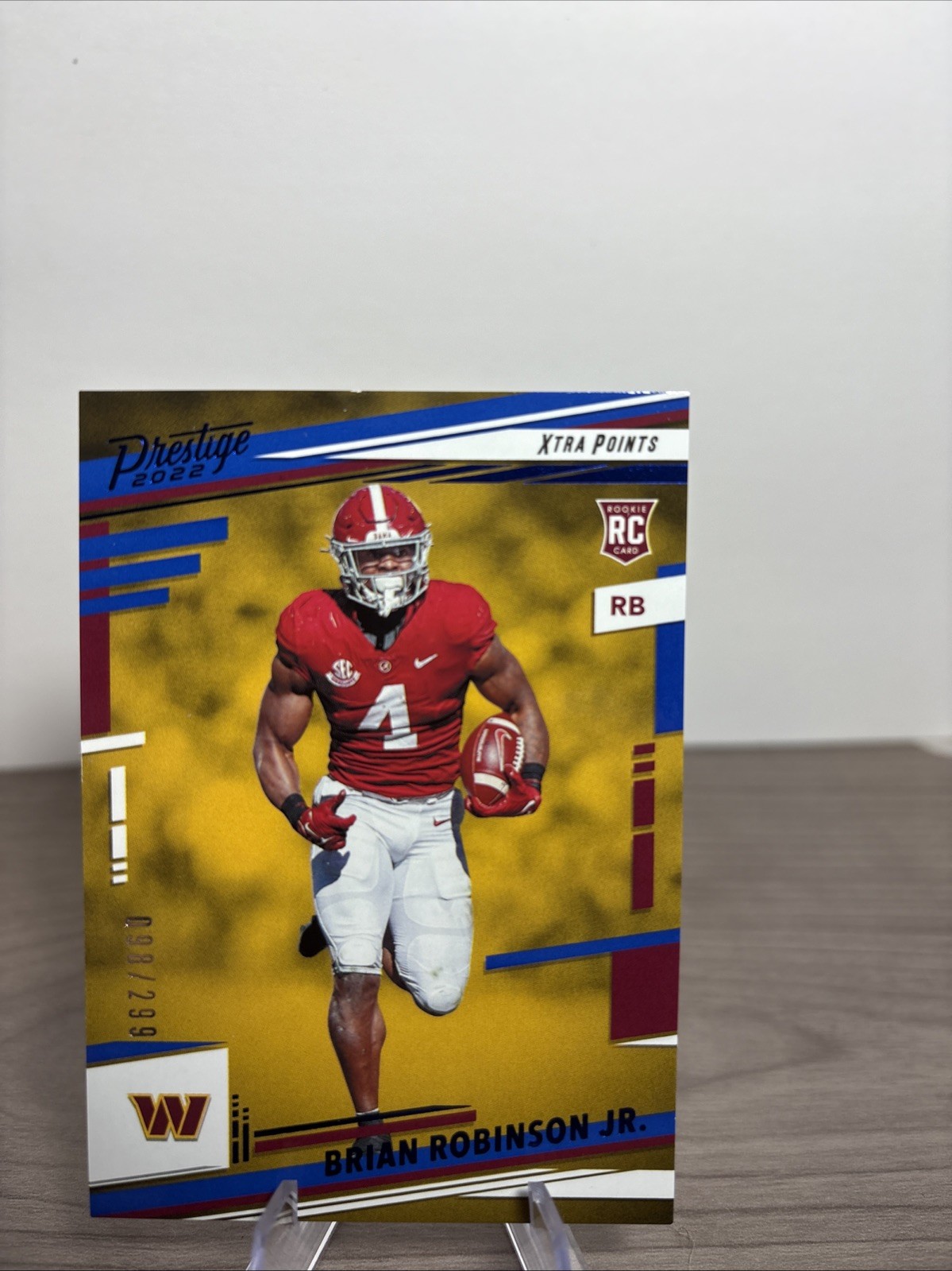 2022 Panini Prestige - Rookies Brian Robinson Jr. #320 Xtra Points Blue /299