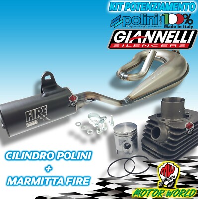 PIAGGIO SI KIT CILINDRO MODIFICA 70CC POLINI 43 MARMITTA
