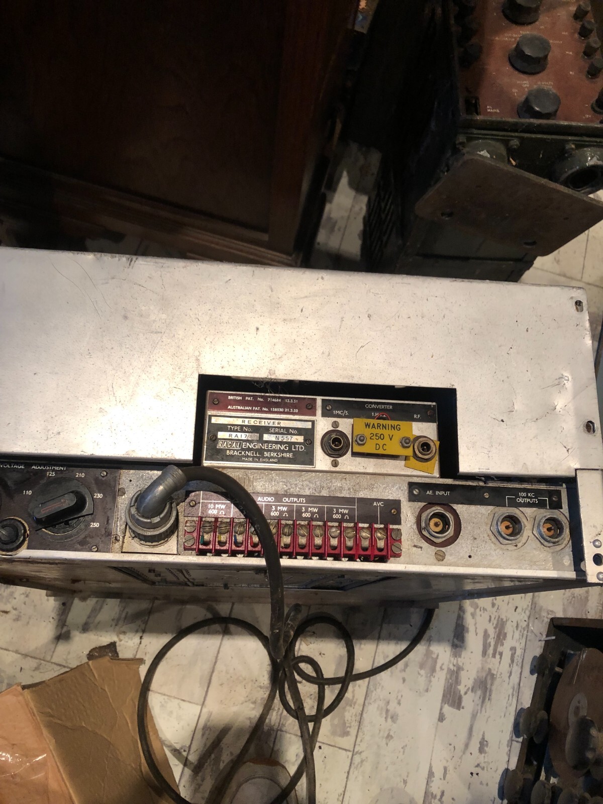 Racal RA 17 HF Communications Receiver 230v AC eBay