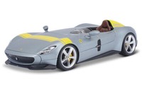Bburago 26027 Ferrari Monza SP1 Grau Metallic/Gelb MaßStab 1:24 Modellauto