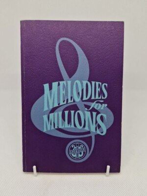 Melodies for Millions - Will Cook: 25 Year History, 1965 PB, Barber Shop Quartet