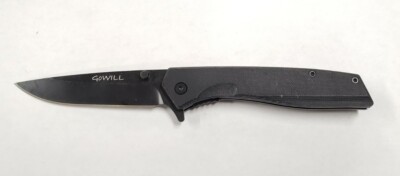 GoWILL Titanium Coated Folding Pocket Knife w/ G10 Handles 4.5'' Closed