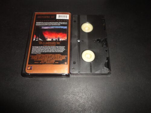 Independence Day (VHS, 1997, Widescreen Series) THX Rare Sci-Fi Action Clamshell - Picture 2 of 4