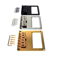 Telecaster Humbucker Electric Guitar Bridge With 6 Saddles - Chrome, Black, Gold