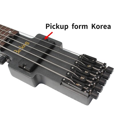 Travel Bass Guitar Electric Headless Bass 5 Strings Electric Bass