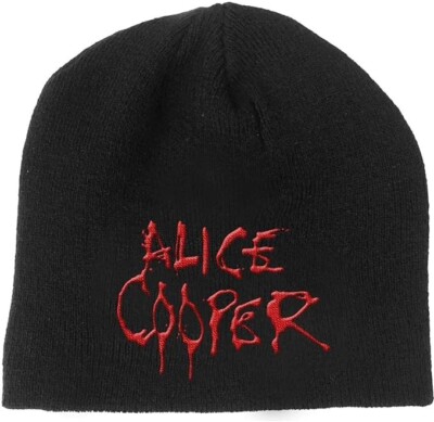 Alice Cooper Logo Beanie - Officially Licensed - New Cotton Skull Cap