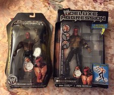 JAKKS PACIFIC WWE DELUXE AND RUTHLESS AGGRESSION BOOGEYMAN LOT (2) FREE SHIP MIP