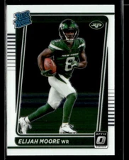 Elijah Moore 2021 Donruss Optic #216 Rookie New York Jets