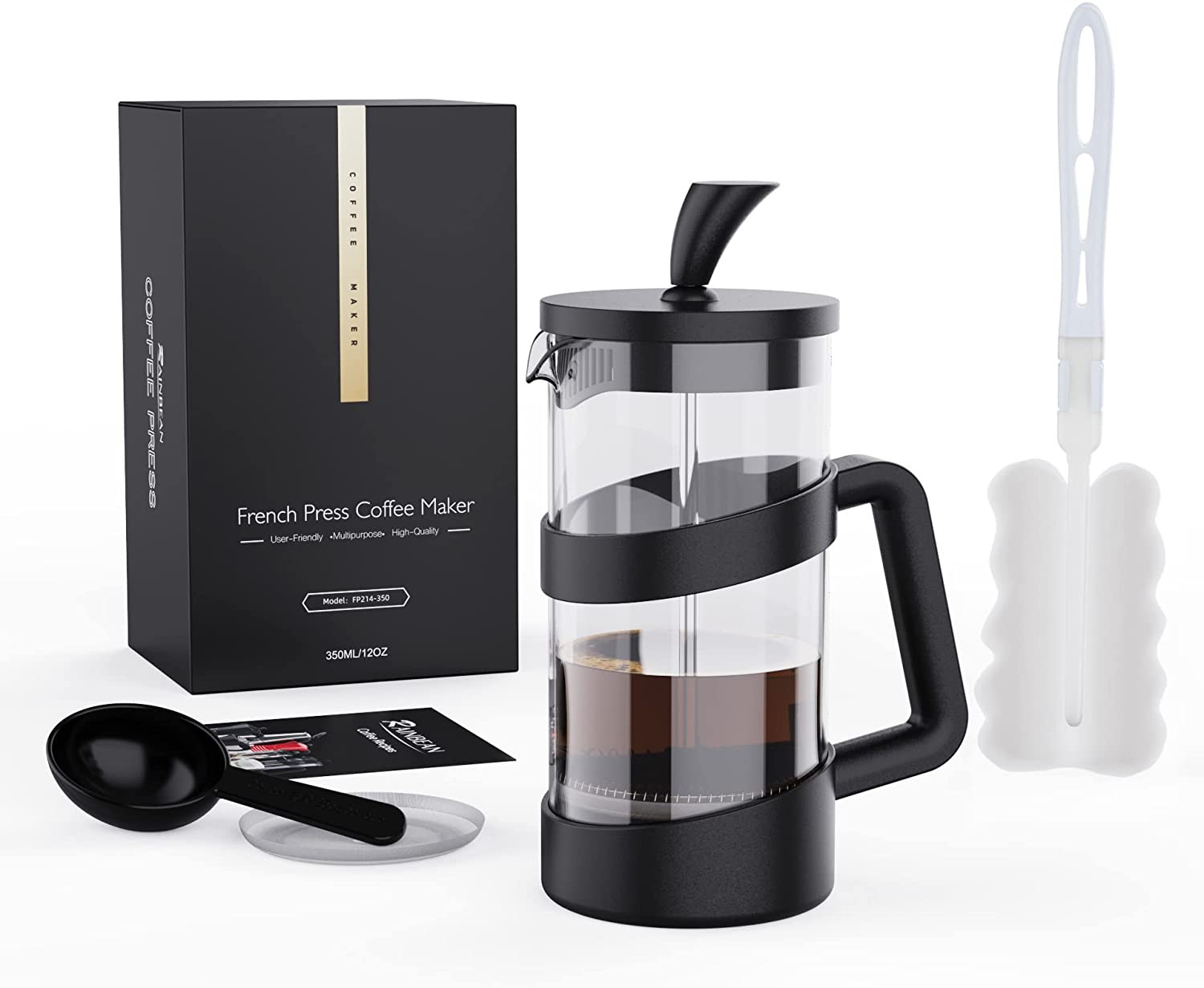 Coffee Maker 12 Oz, Heat Cold Coffee Brewer Camping Coffee P