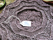  NEW Women's Handmade SLOUCHY Beanie Tam Hat Rasta EXTRA BAGGIE PURPLE