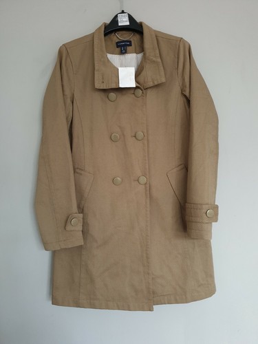 Lands End Womens Trench Coat Mac Style 