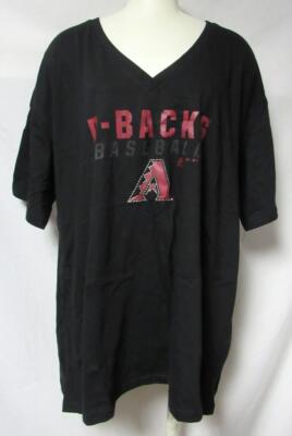 Arizona Diamondback Women's Plus Size 2X V-Neck T-Shirt C1 6316