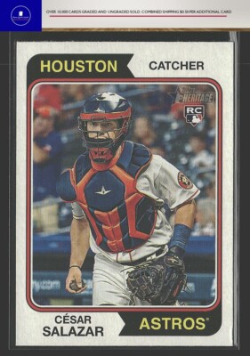 2023 Topps Heritage Cesar Salazar #655 RC