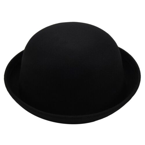1Piece Melon Bowler Hat Hat Bowler Hat Bowler Hat Felt Hat Chaplin Hat5992 - Afbeelding 1 van 8