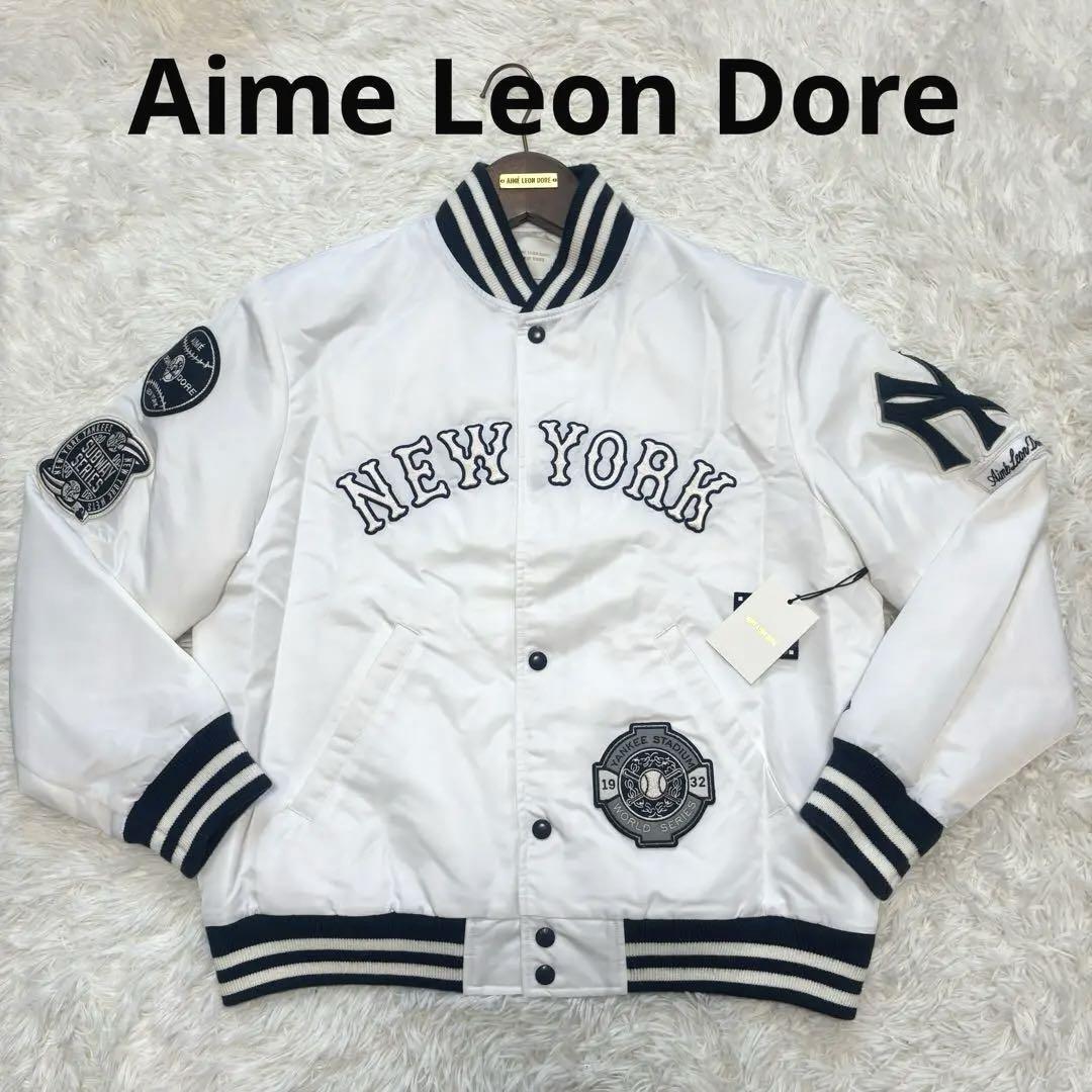 Aime Leon Dore Yankees Satin Stadium Jacket - New, Size L