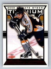 2002-03 Pacific Private Stock Titanium Red #125 Scottie Upshall Rookie RC /299