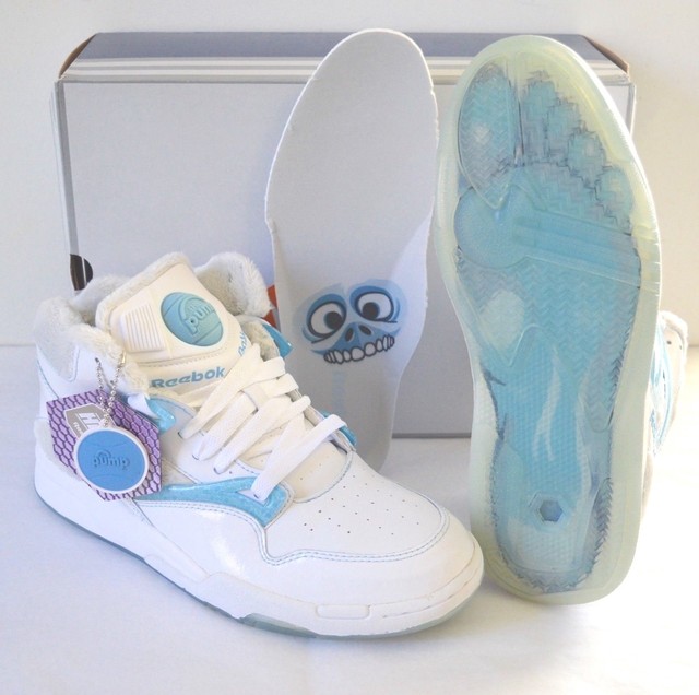 reebok pump shoes blue