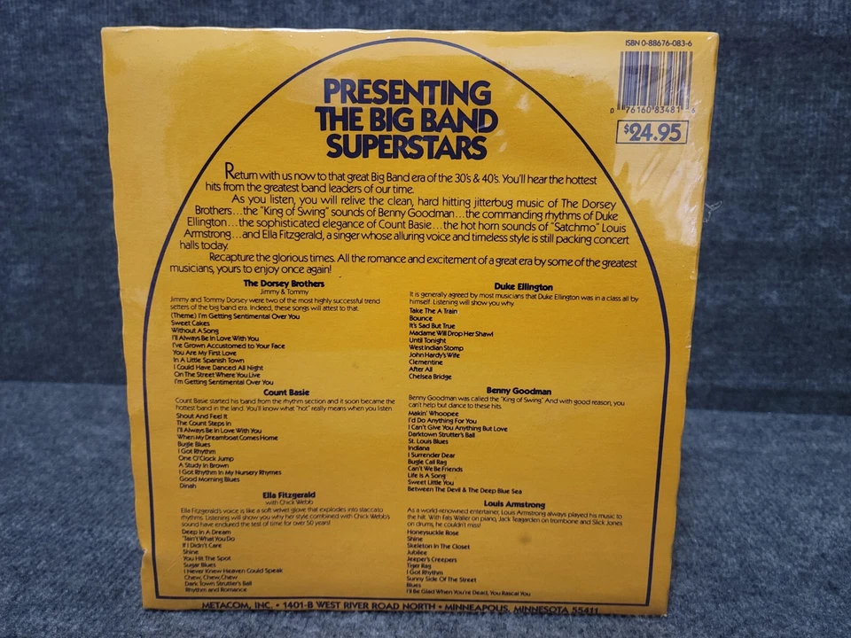 Big Band Superstars On Cassette LOUIS ARMSTRONG BENNY GOODMAN ELLA FITZGERALD - Image 2 of 4