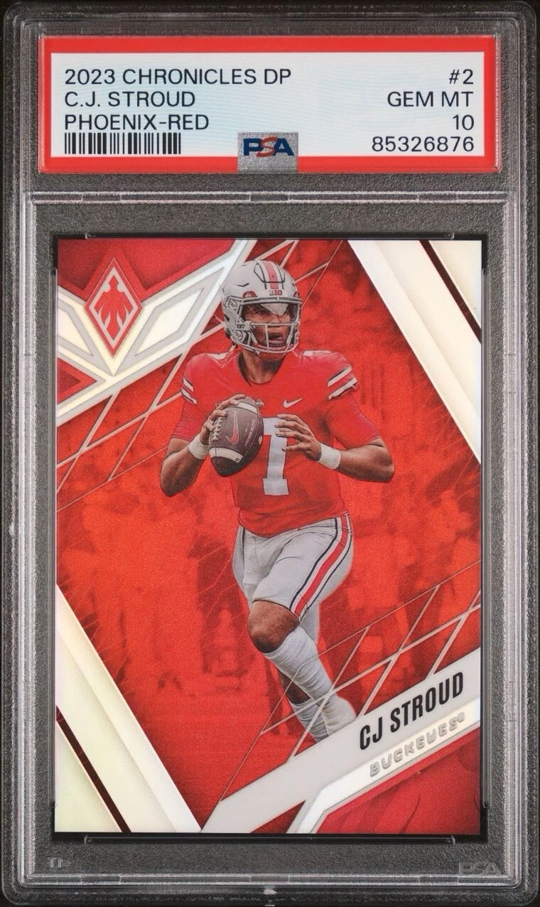 CJ Stroud Panini Chronicles Draft Picks Phoenix #2 Red