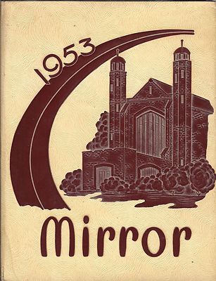 College Yearbook Bates College Lewiston Maine ME Mirror 1953