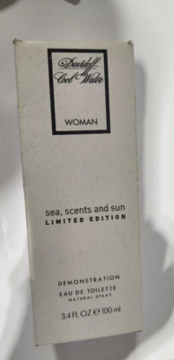 COOL WATER SEA, SCENTS and SUN by DAVIDOFF  Women 3.4 OZ EDT Spray Tst Box