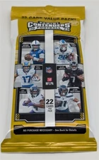 ONE Unopened Fat Value Pack Cello 2023 Panini Contenders NFL Football Cards