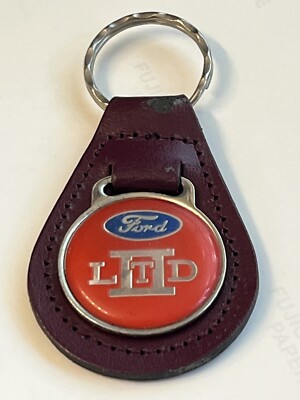 ORIGINAL 1970s VINTAGE “FORD” LTD II LEATHER/METAL