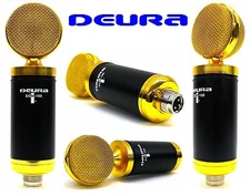 DEURA DCM-100 Large Diaphragm Phantom Power Studio Condenser BEST Microphone